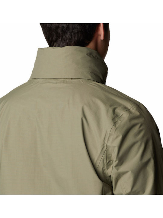 Mission Air Interchange Winter Jacke Wasserdicht und Winddicht Khaki