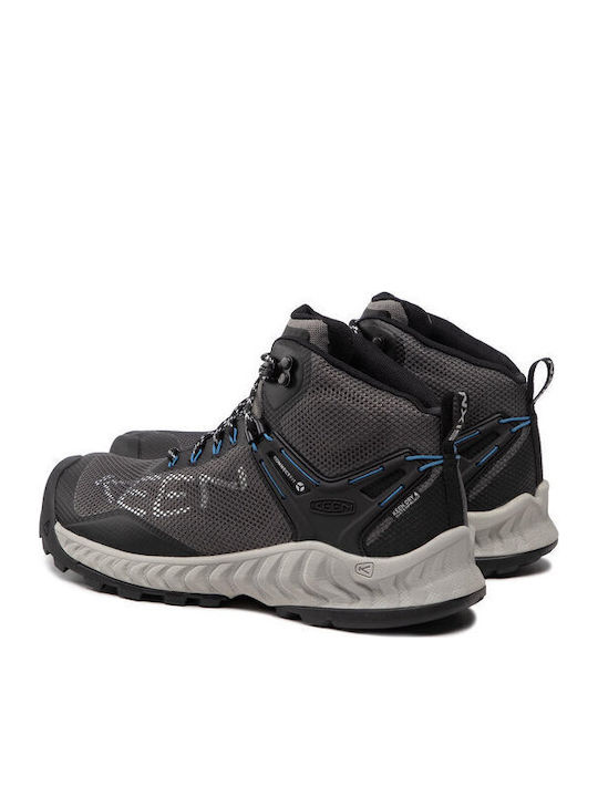 Keen Nxis Evo Mid Männer Wanderschuhe Schwarz