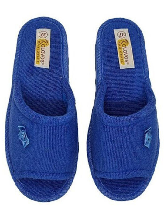 Terry Winter Women's Slippers Blue