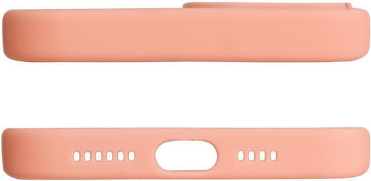 Hurtel Design Umschlag Rückseite Silikon Flower Pink (iPhone 12)