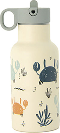 Chic Mic Bioloco Mini Bottle Thermos Stainless Steel BPA Free 350ml Sea Crabs with Mouthpiece