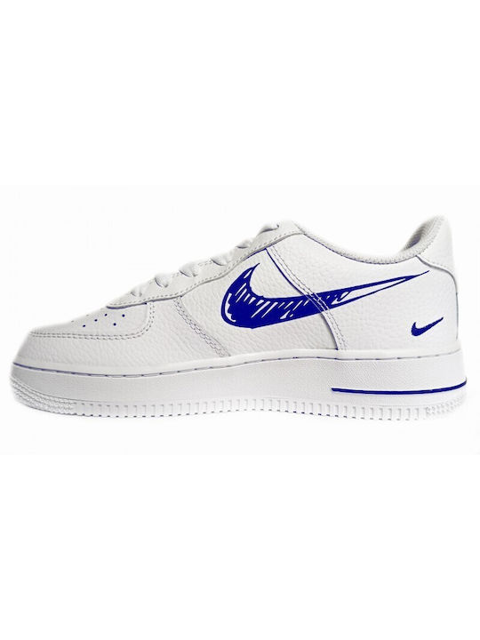 Nike Kids Sneakers Air Force 1 White / Racer Blue
