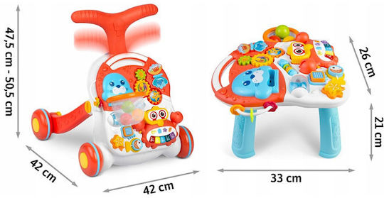 Ricokids Game Table for 12+ Months Red