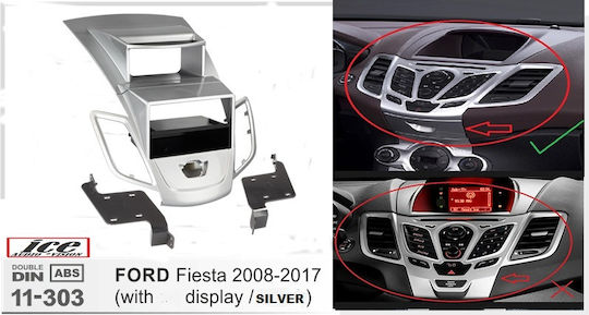 Πρόσοψη 2 Din για Ford Fiesta 2008+