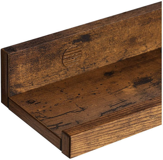 Стенни Рафт Кафяв (3 Брой) 38x10x5см
