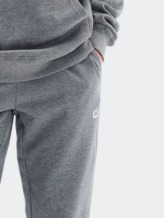 Sweatpants with Elastic Gray