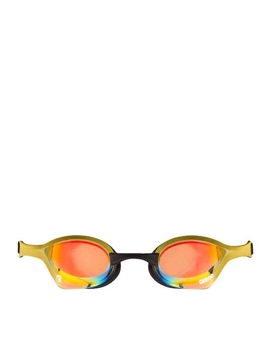 Arena Cobra Ultra Swipe Swimming Goggles Adults with Anti-Fog Lenses Yellow