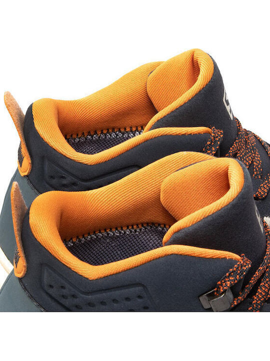 Salomon Outpulse Men's Hiking Waterproof Boots with Gore-Tex Membrane Ebony Bleached Sand Vibrant Orange
