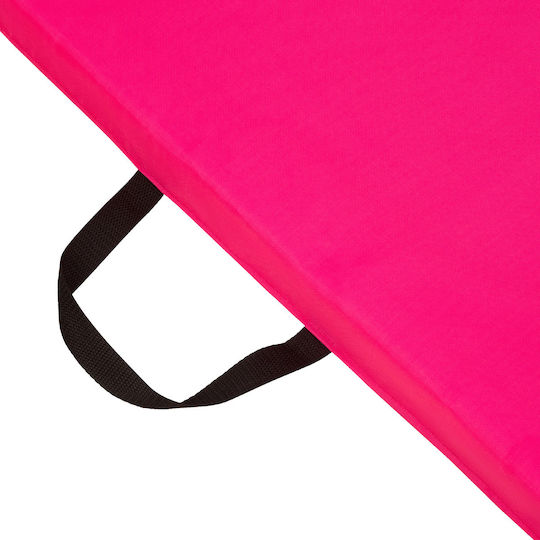 HMS MGS02 Exercise Mat Pink with Carry Strap (180x60x5cm)