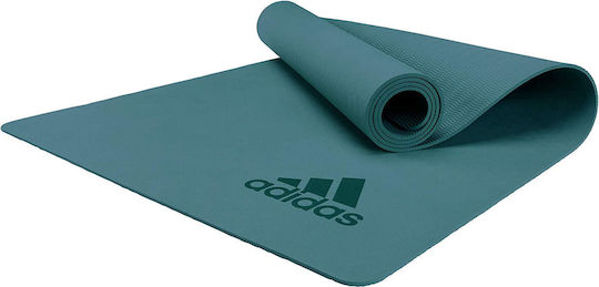adidas Premium Fitnessmatte Yoga Grün (176x61x0.5cm)
