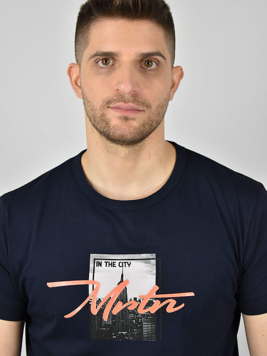T-shirt Navy Μπλε