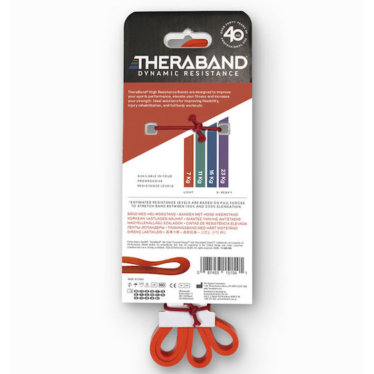Thera-Band Лента за фитнес Цикъл Червен 1.04м