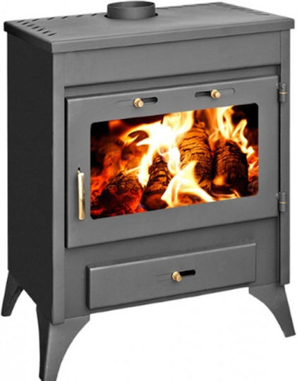 Agorastos ΣΑ-1400 Χαλύβδινη Ξυλόσομπα 16.5kW Μαύρη