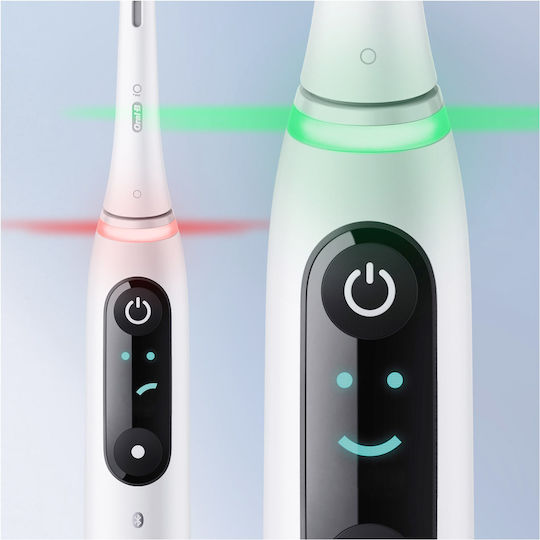 Oral-B iO Series 8 Electric Toothbrush with Timer, Pressure Sensor, and Travel Case White