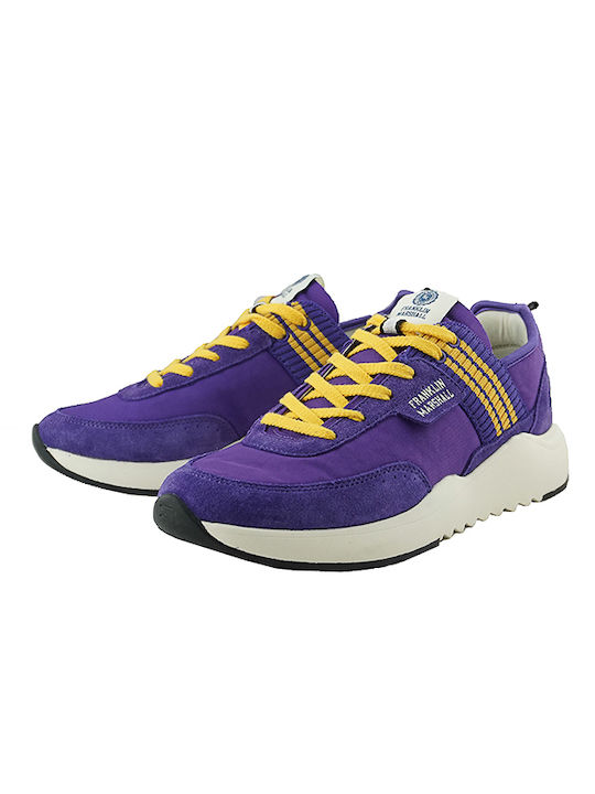 Alpha Vintage Herren Sneakers Lila