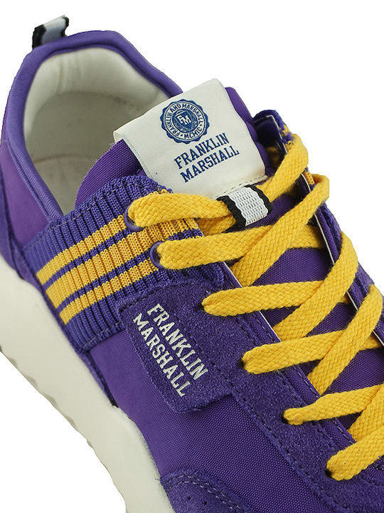 Alpha Vintage Herren Sneakers Lila