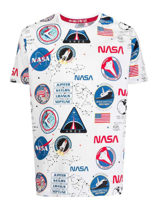 NASA T-shirt Λευκό