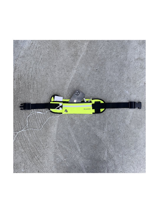 Wozinsky Expandable Belt Γυναικείο Τσαντάκι Μέσης για Τρέξιμο Μαύρο