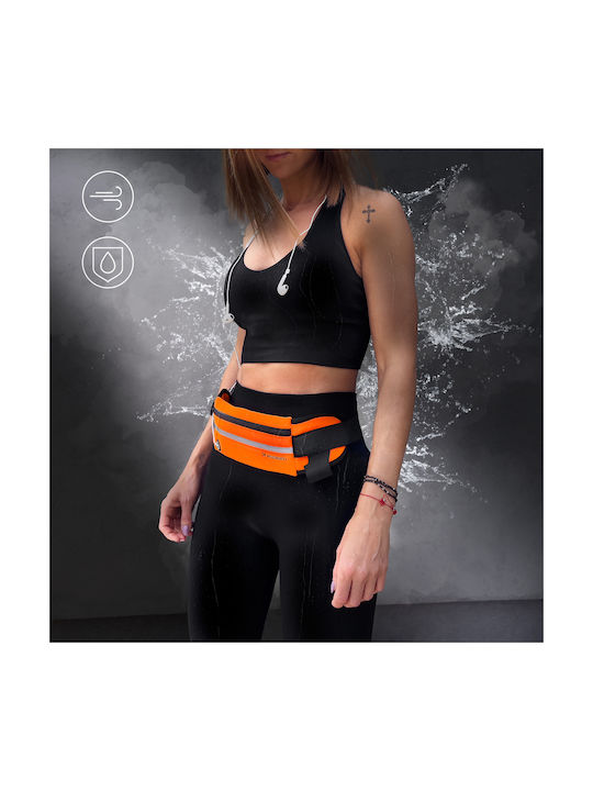 Wozinsky Expandable Belt Γυναικείο Τσαντάκι Μέσης για Τρέξιμο Μαύρο