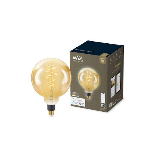 WiZ Smart Λάμπα LED 25W για Ντουί E27 και Σχήμα G200 Ρυθμιζόμενο Λευκό 390lm Dimmable
