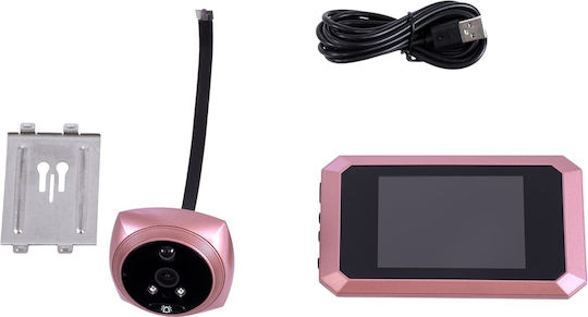 GloboStar Wireless Video Intercom Set Wi-Fi Pink