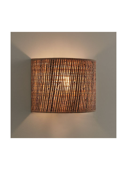 La Redoute Interieurs Raphia Wandleuchte Beiges 25x25cm