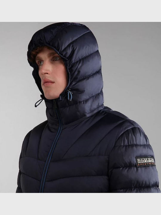 Aerons Winter Jacket Puffer Blu marine