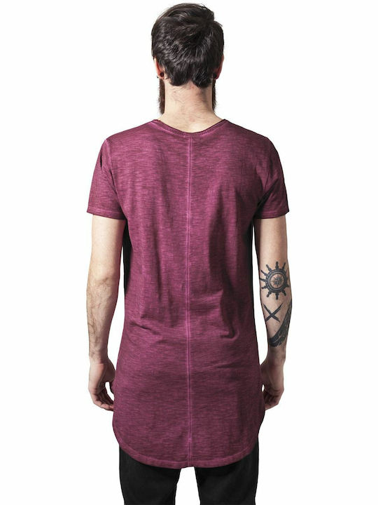 Urban Classics Men's T-Shirt Monochrome Burgundy