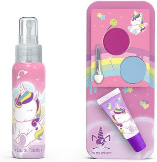 Air-Val International Παιδικό Σετ Eau de Toilette My Unicorn 100ml με Lip Gloss 6ml & Σκιές Ματιών