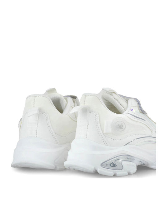 Παιδικά Sneakers με Σκρατς Λευκά