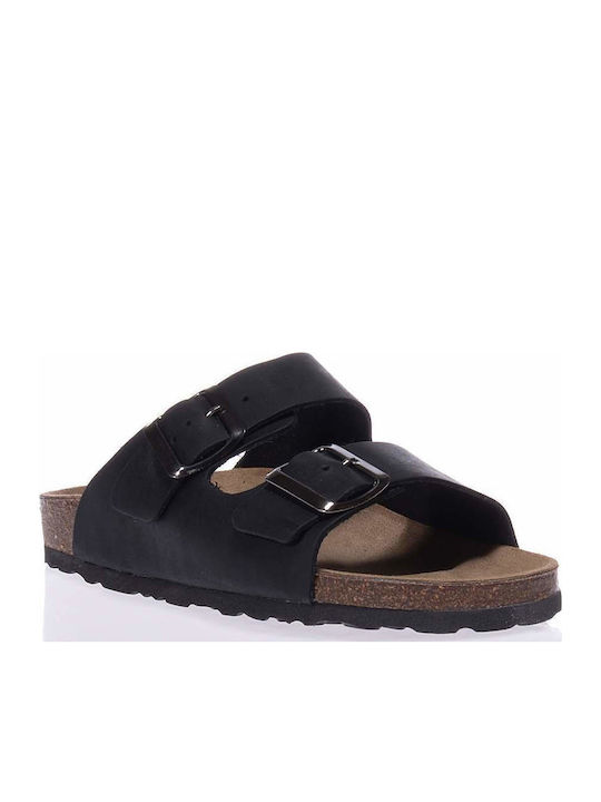 Sandale Casual Damă Din Piele Negre
