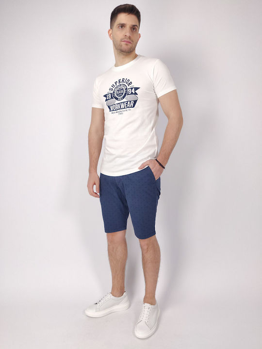 Herrenshorts Chino Blau