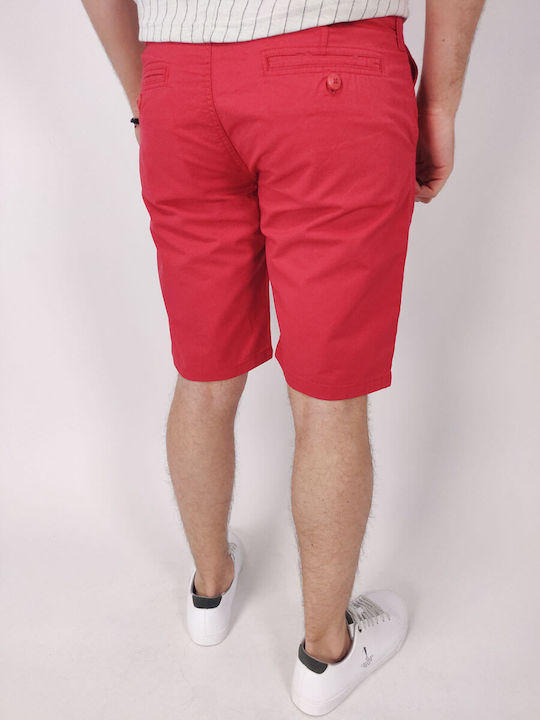 Ritchie Jeans Men's Shorts Chino Red