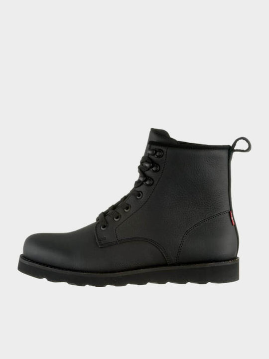 Piele Negru Ghete barbati