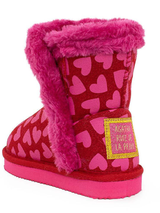 Kids Boots Fuchsia
