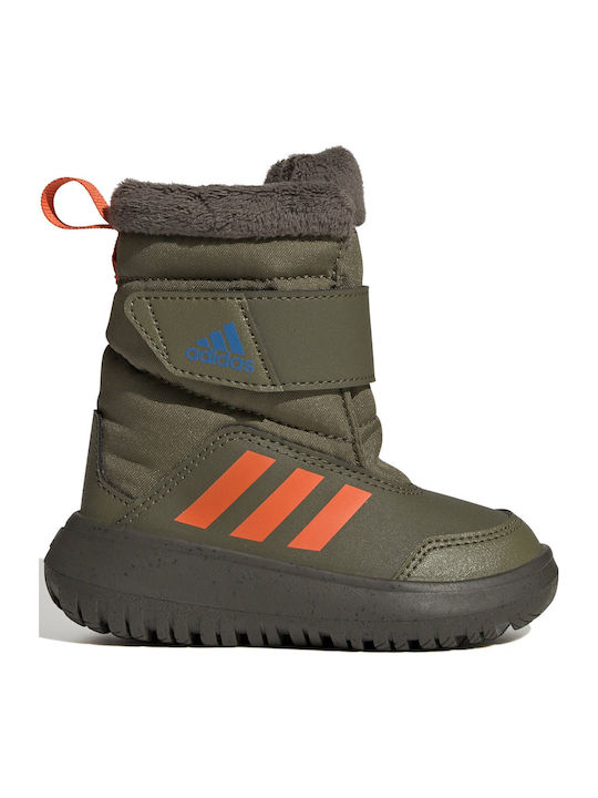 Winterplay Kids Snow Boots with Velcro Khaki