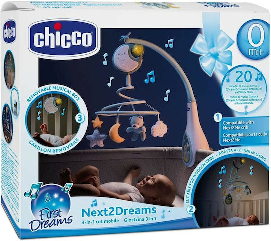 Chicco Мобиле Детско легло с музика Next2Dream
