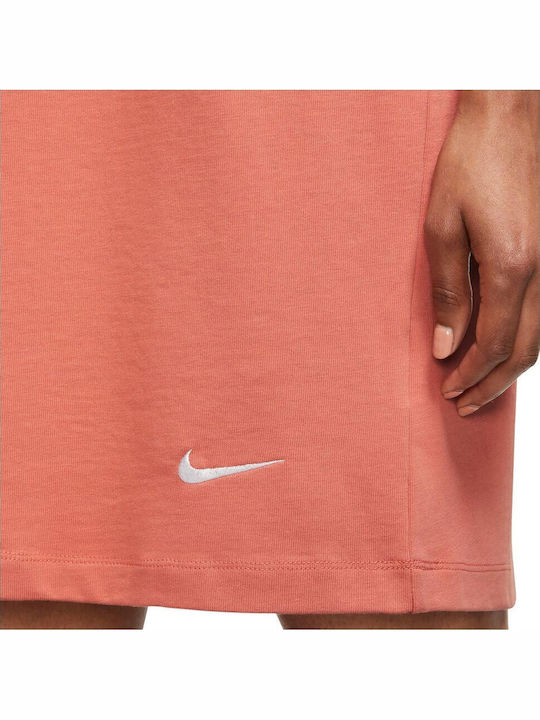 Summer Mini Athletic Dress Sleeveless Orange