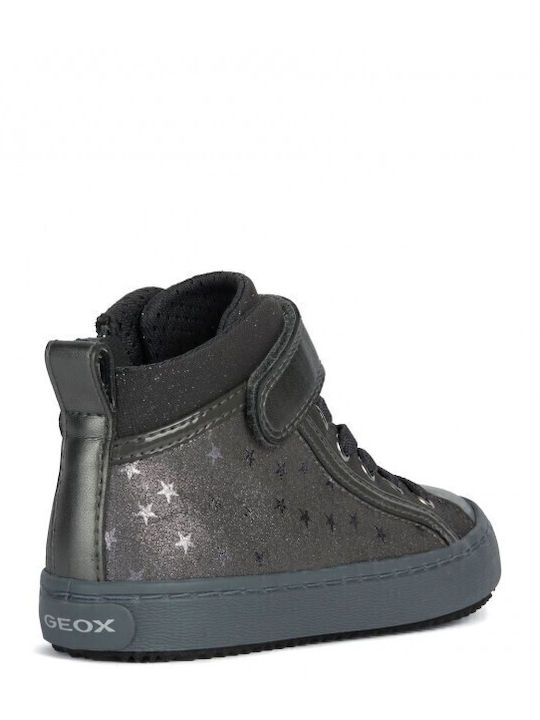 J KALISPERA Παιδικά Sneakers High με Σκρατς Γκρι