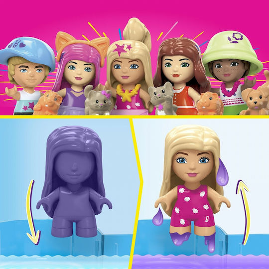 Mega Bloks Barbie Bauklötze Color Reveal Dreamhouse Für 6+ Jahre 545Stücke