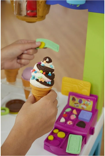 Hasbro Плей-Доу Пластелин - Игра Ice Cream Truck за 3+ Години 12 Броя