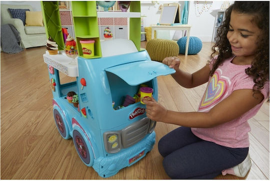 Hasbro Плей-Доу Пластелин - Игра Ice Cream Truck за 3+ Години 12 Броя