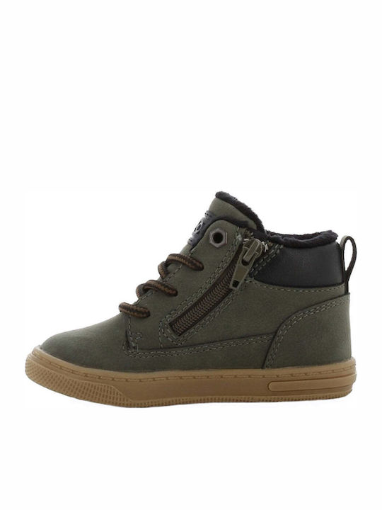 SX Kinderstiefeletten mit Schnürsenkeln Khaki