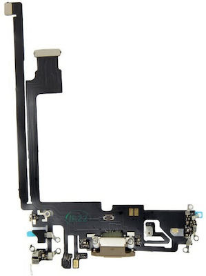 Flex Cable with Charging port in Gold colour for iPhone 12 Pro Max