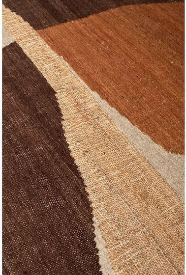 Naf Naf Lyra Rug Rectangular Summer from Jute with Fringes 02 Natural