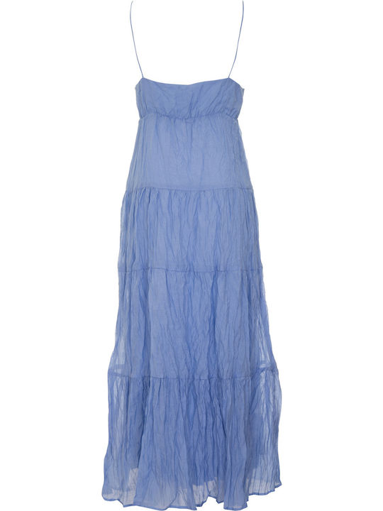 Anae Rochii De Vară Pentru Femei Maxi Jupon Rochie Albastru Deschis