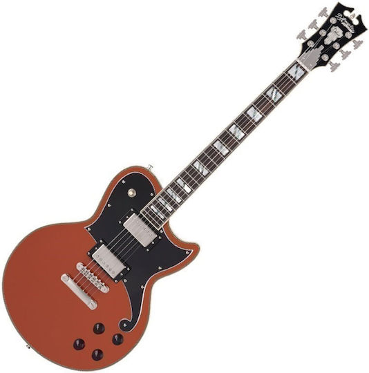 D'Angelico Deluxe Atlantic LE Ηλεκτρική Κιθάρα Single Cut με HH Διάταξη Μαγνητών Rust