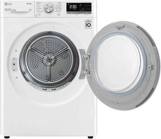 LG RH80V9AVHN Сушилня 8кг с Термопомпа