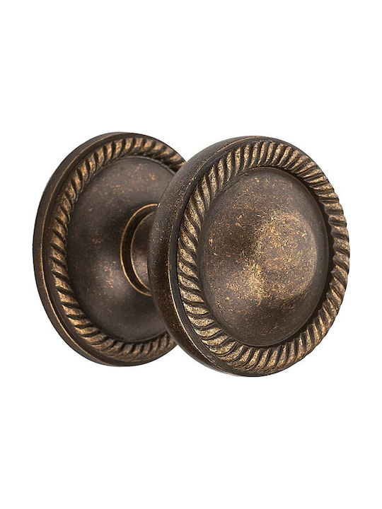 Roline Knob Front Door Κ389 Bronze