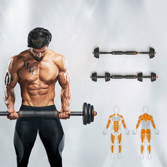 Xiaomi Weights and Dumbbells Kit Set de gantere cu bară, greutate totală 10kg